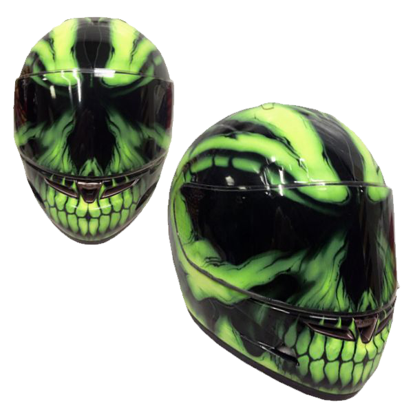 green skull helmet wrap for sale pa